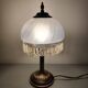 Lampe pampilles nylon ancienne