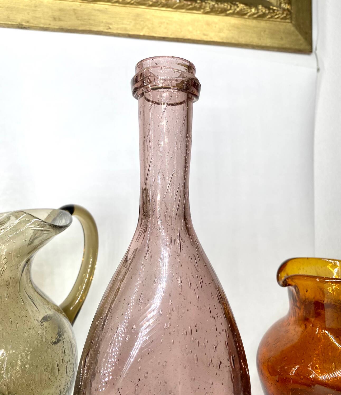 Large lot of Biot pitchers et vases