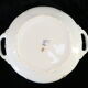 Soupière ronde en porcelaine de Limoges Giraud doré peint a la main