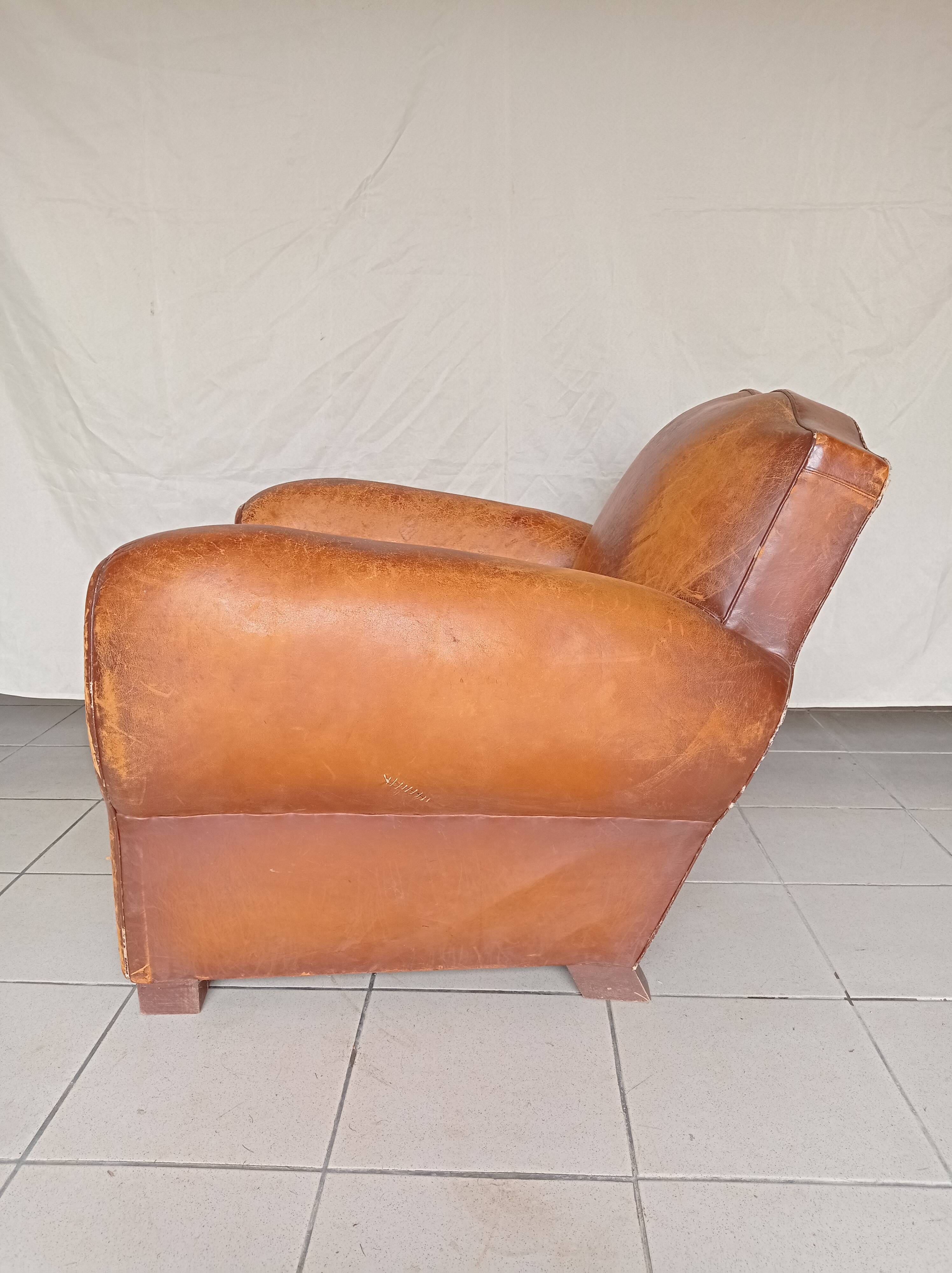 Moustache club armchair