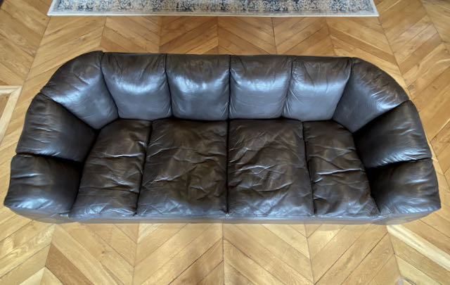 Paringer Paris Buffalo Leather Sofa