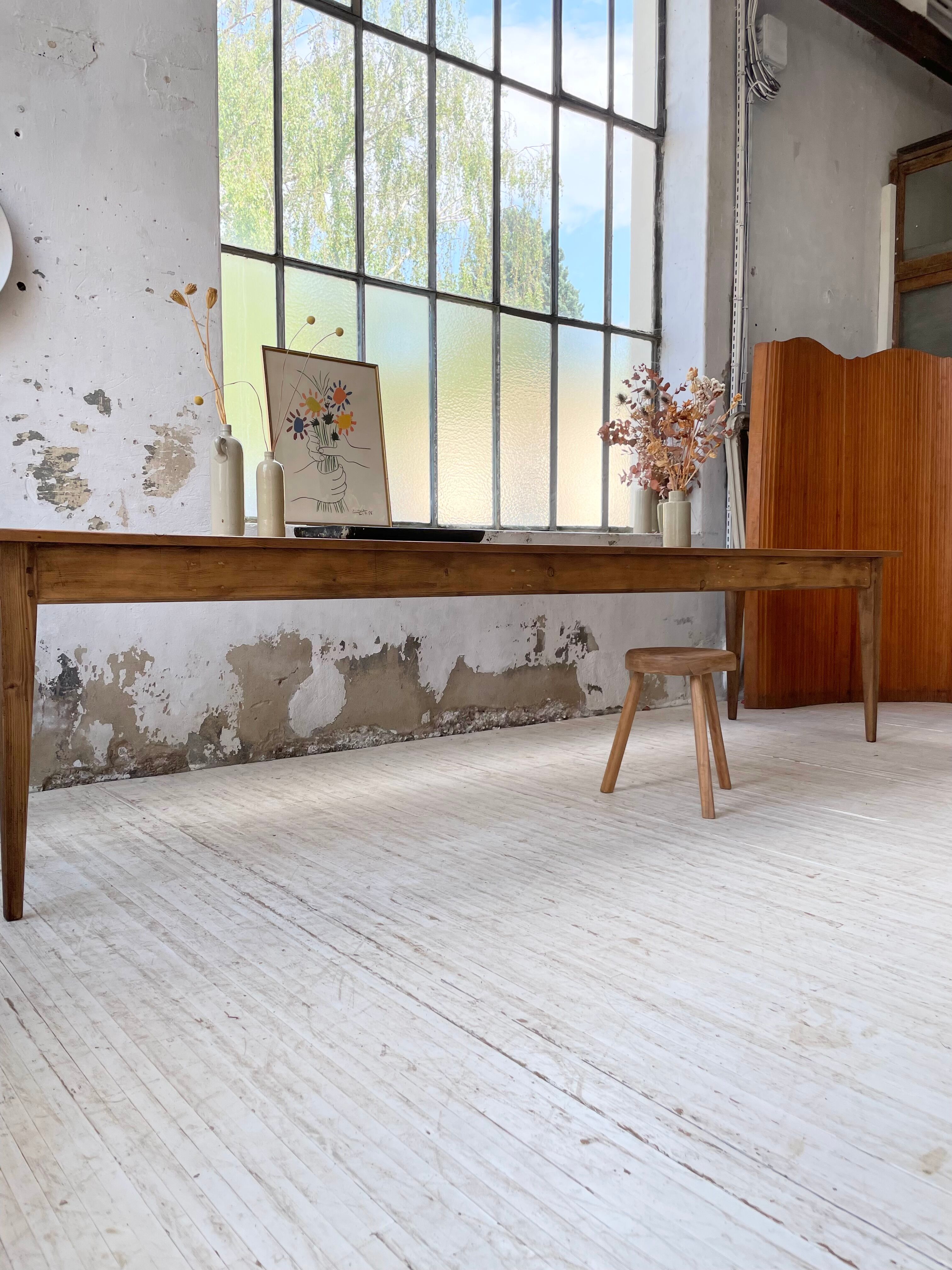 Xxl pine farmhouse table 338cm