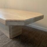 70s Travertine Coffee Table