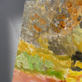 Still life painting with bouquet oil on canvas