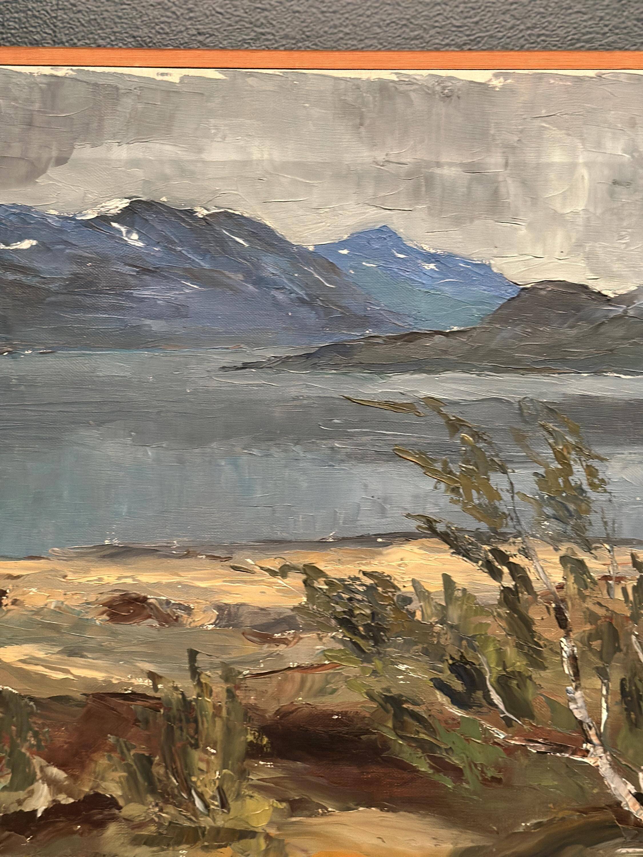 Swedish Oil on Canvas – “Sommardag” by John Fritz Ahlnander