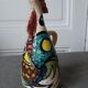 Zoomorphic modernist pitcher in the shape of a rooster