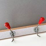 70s wooden cloakroom