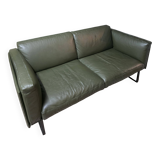 Canapé 8 Cassina 2-seater green leather