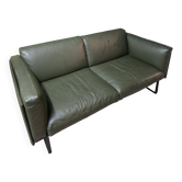 Canapé 8 Cassina 2 places cuir vert
