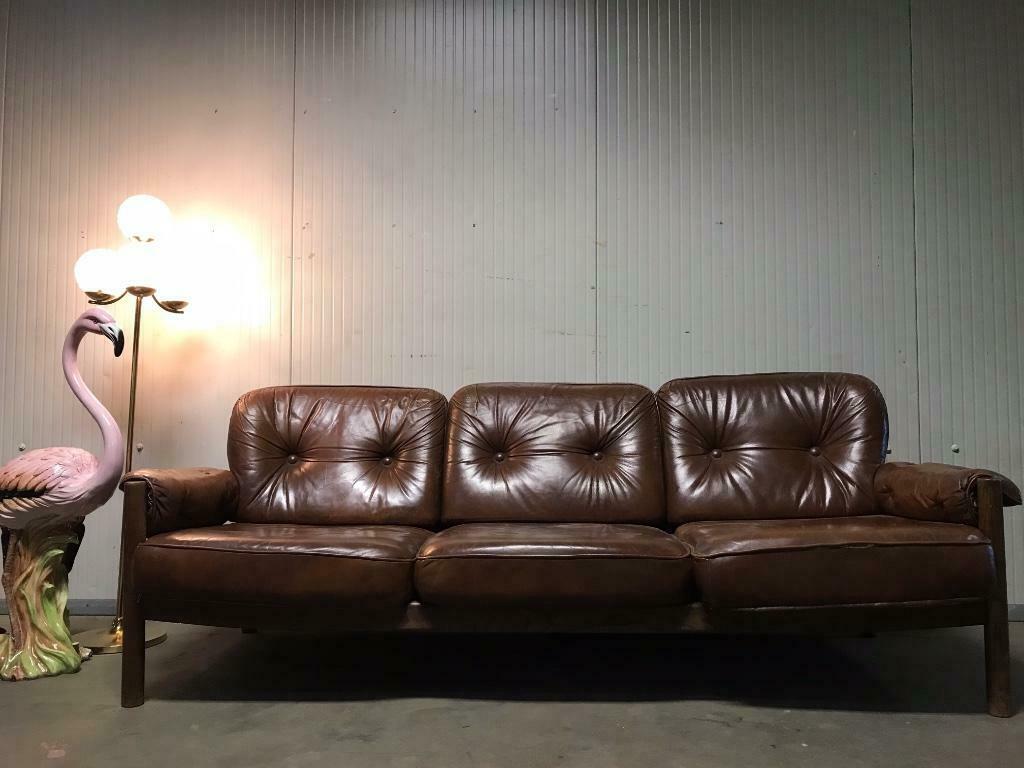 Vintage leather seat sofa