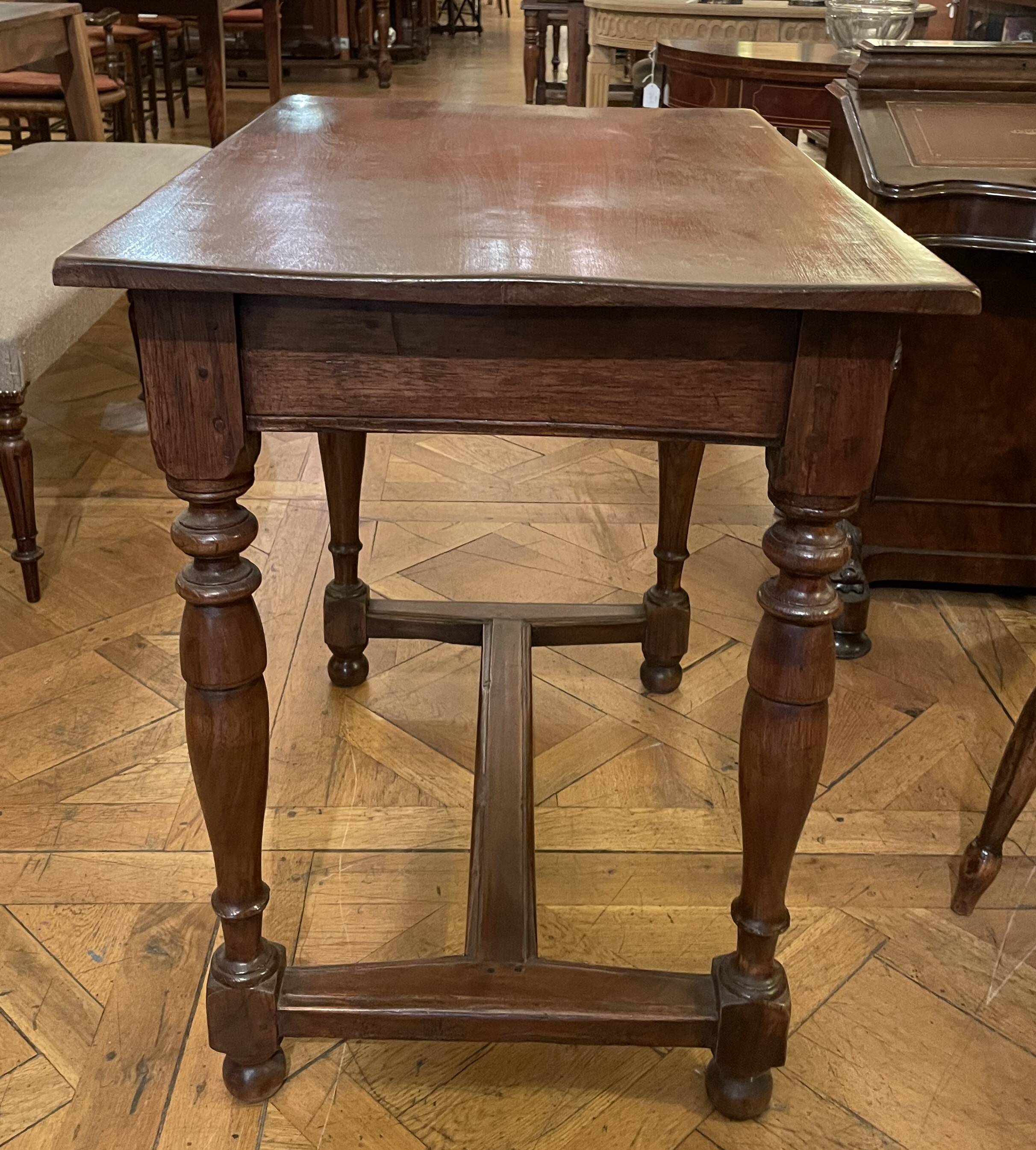 19th-century chestnut desk