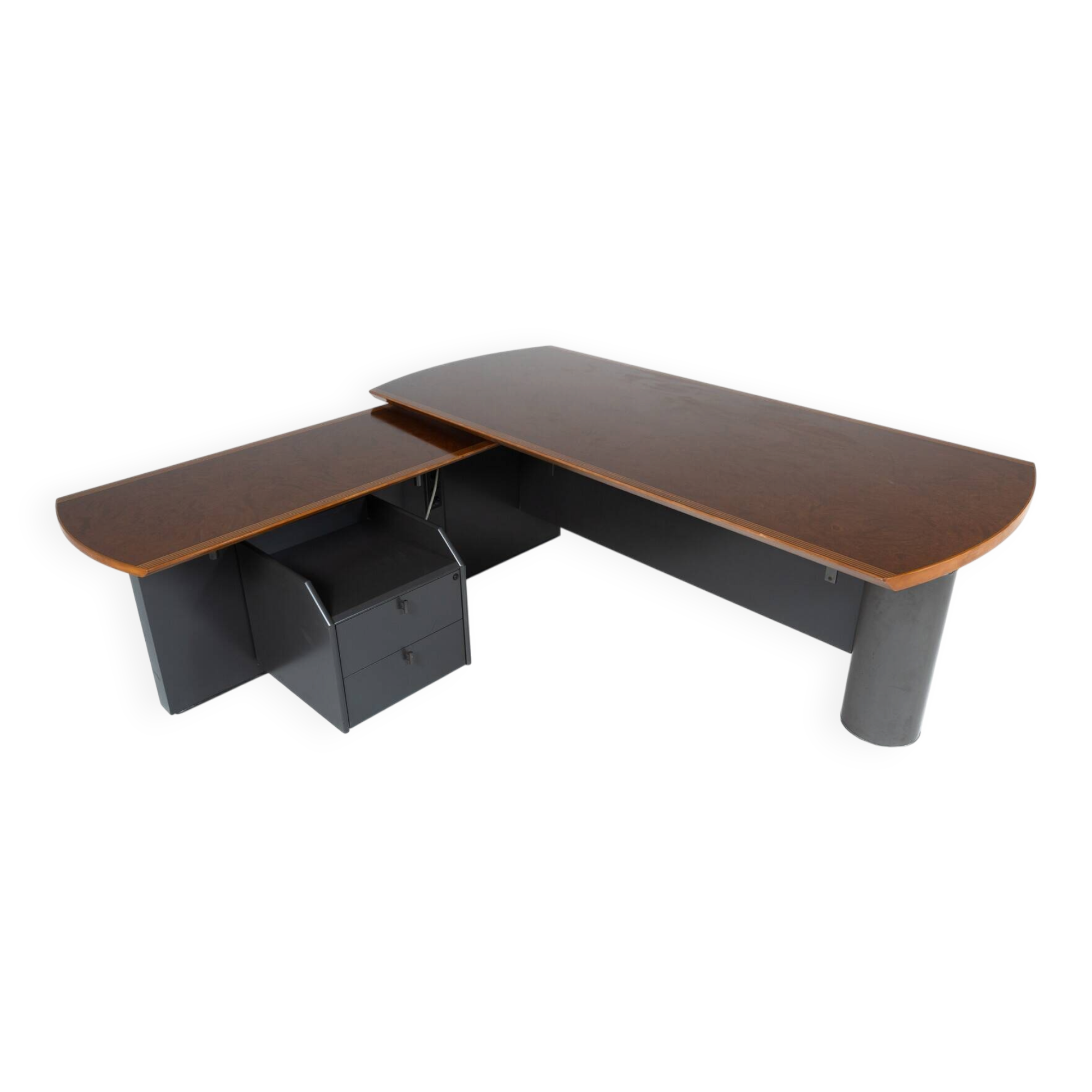 Large Artona Desk by Afra & Tobia Scarpa for Maxalto, 1970s