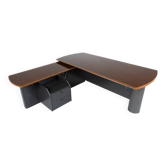 Large Artona Desk by Afra & Tobia Scarpa for Maxalto, 1970s