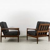 Vintage IKEA "Kolding" armchair by Erik Wørts for IKEA, 1960, pair of 2
