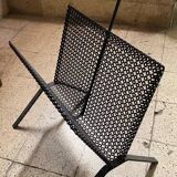 Magazine rack made of perforated sheet metal