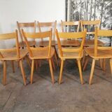 Set of 8 60s bistro chairs