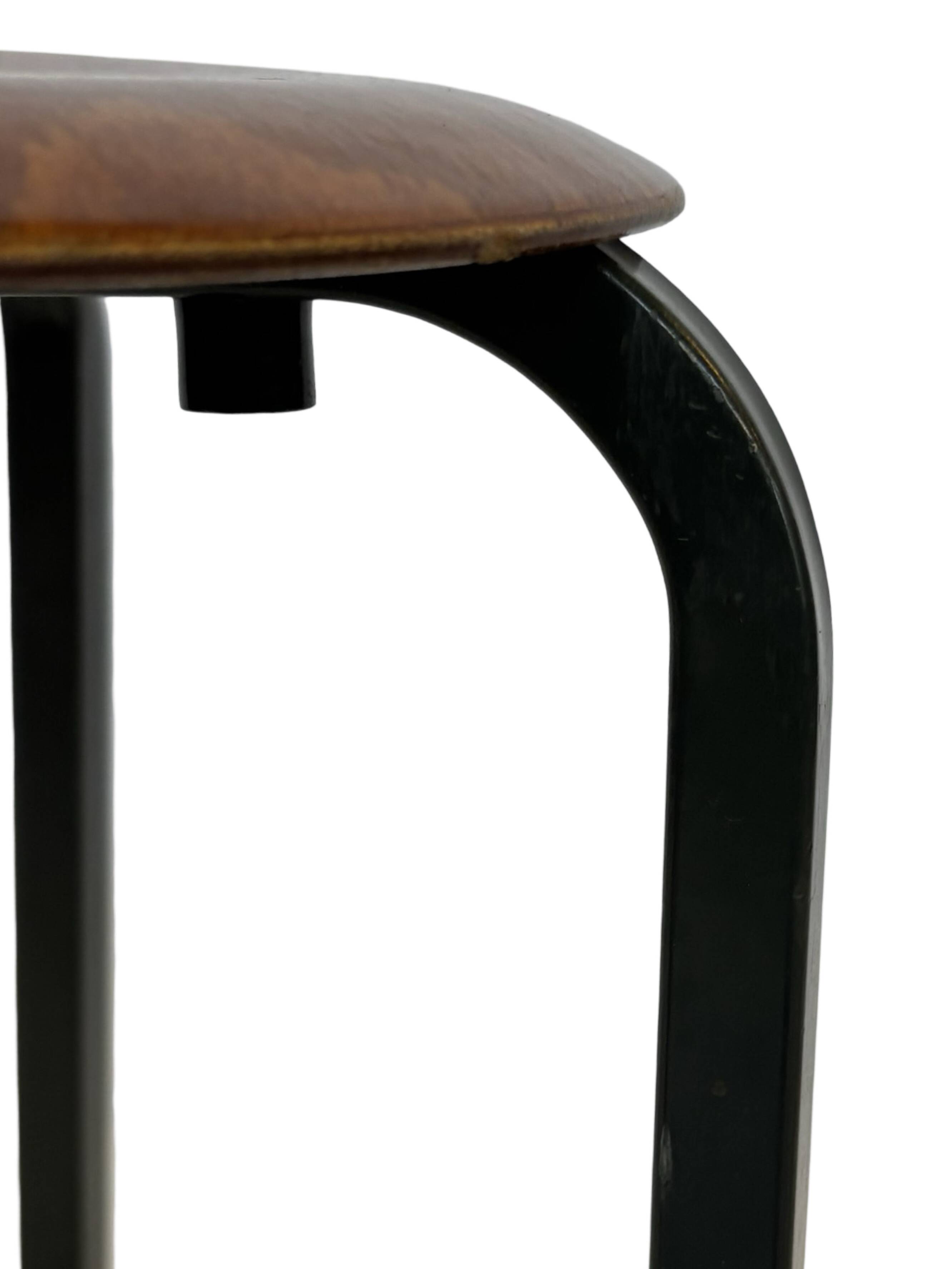 Set of 4 Vintage stools - work stool - Eromes Marko - 60s minimalist design