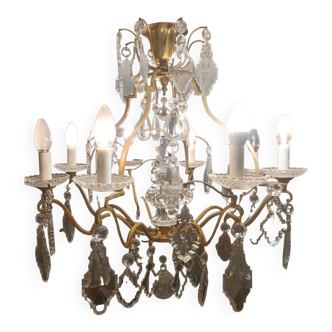 Baccarat chandelier with tassels