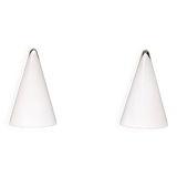 pair Teepee Glass Table Lamps 1970s France