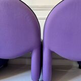 Vintage wool armchair from the 80s