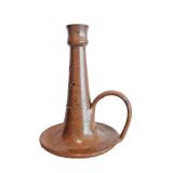 Glazed stoneware candle holder