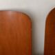 Italian Plywood Dining Chairs Attributed to Molteni, 1970s, Set of 4