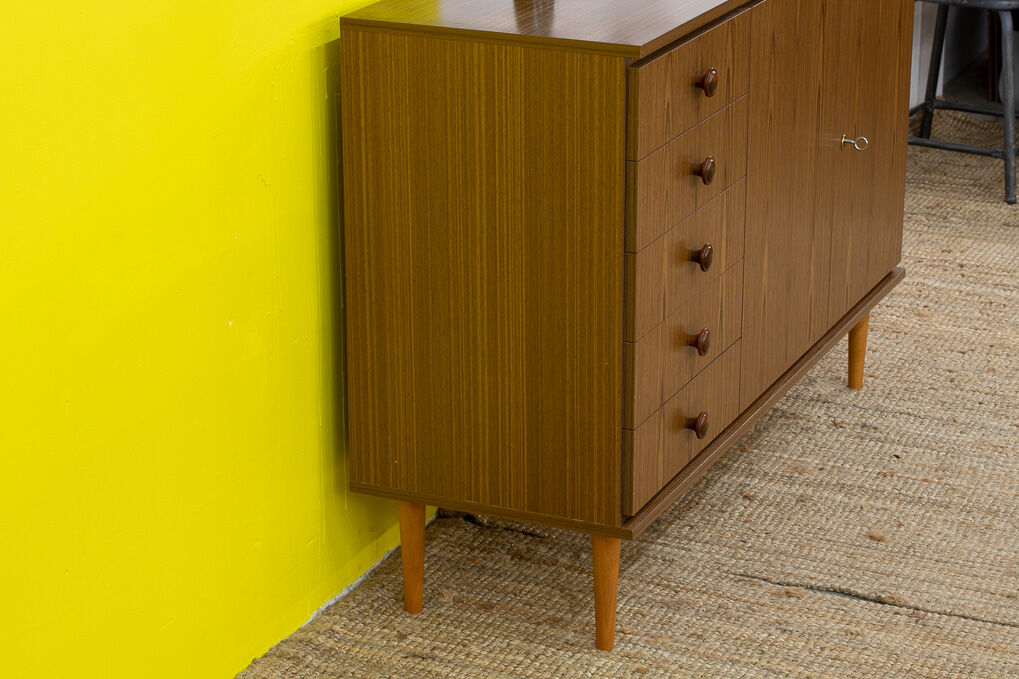 Vintage Scandinavian Enfilade – 131 cm