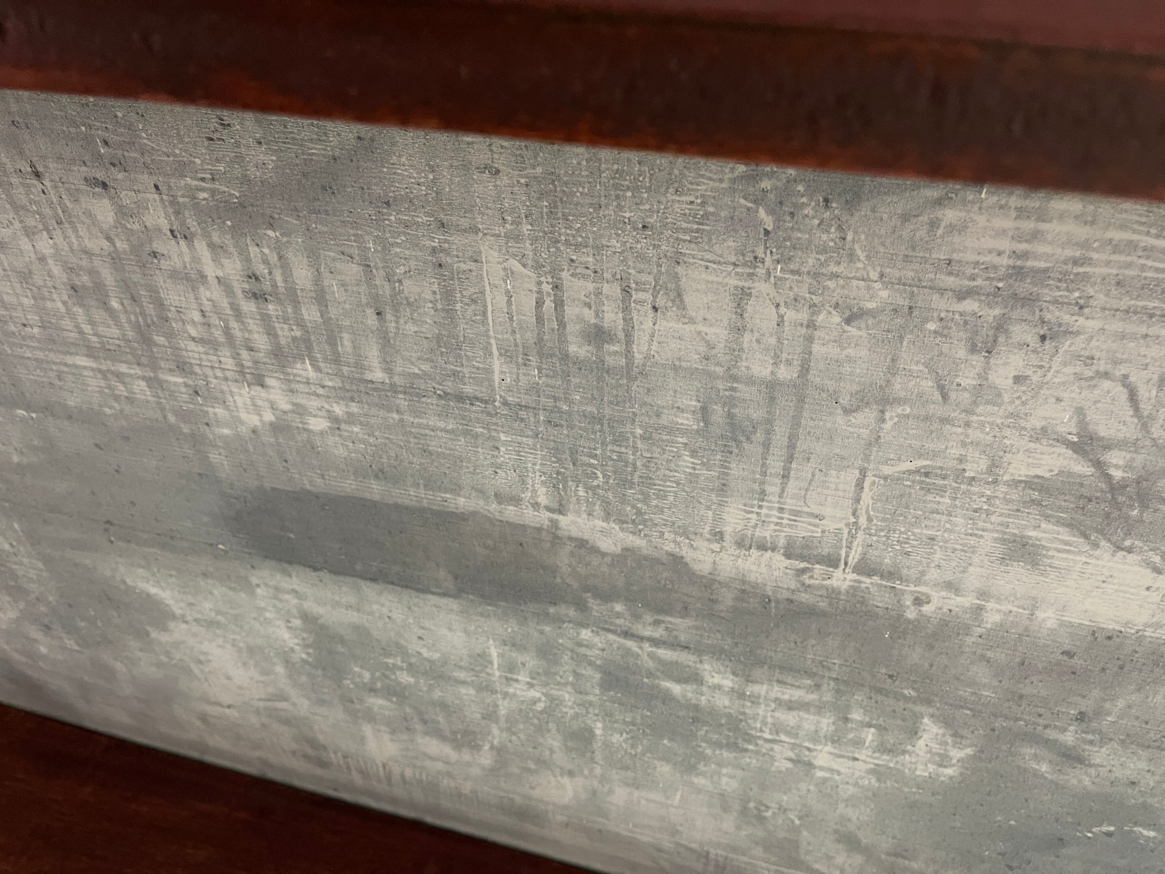 English billiards of the 1950s in mahogany