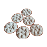 Lot 6 St Clement oyster plates