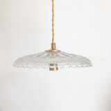 Glass lampshade suspension