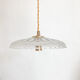 Glass lampshade suspension