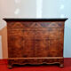 Louis Philippe period chest of drawers in walnut bramble stamped around 1830
