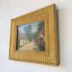 Small oil painting J.Poy 1900