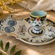 Geo Martel egg service Desvres no. 1687 – Lambrequin decoration