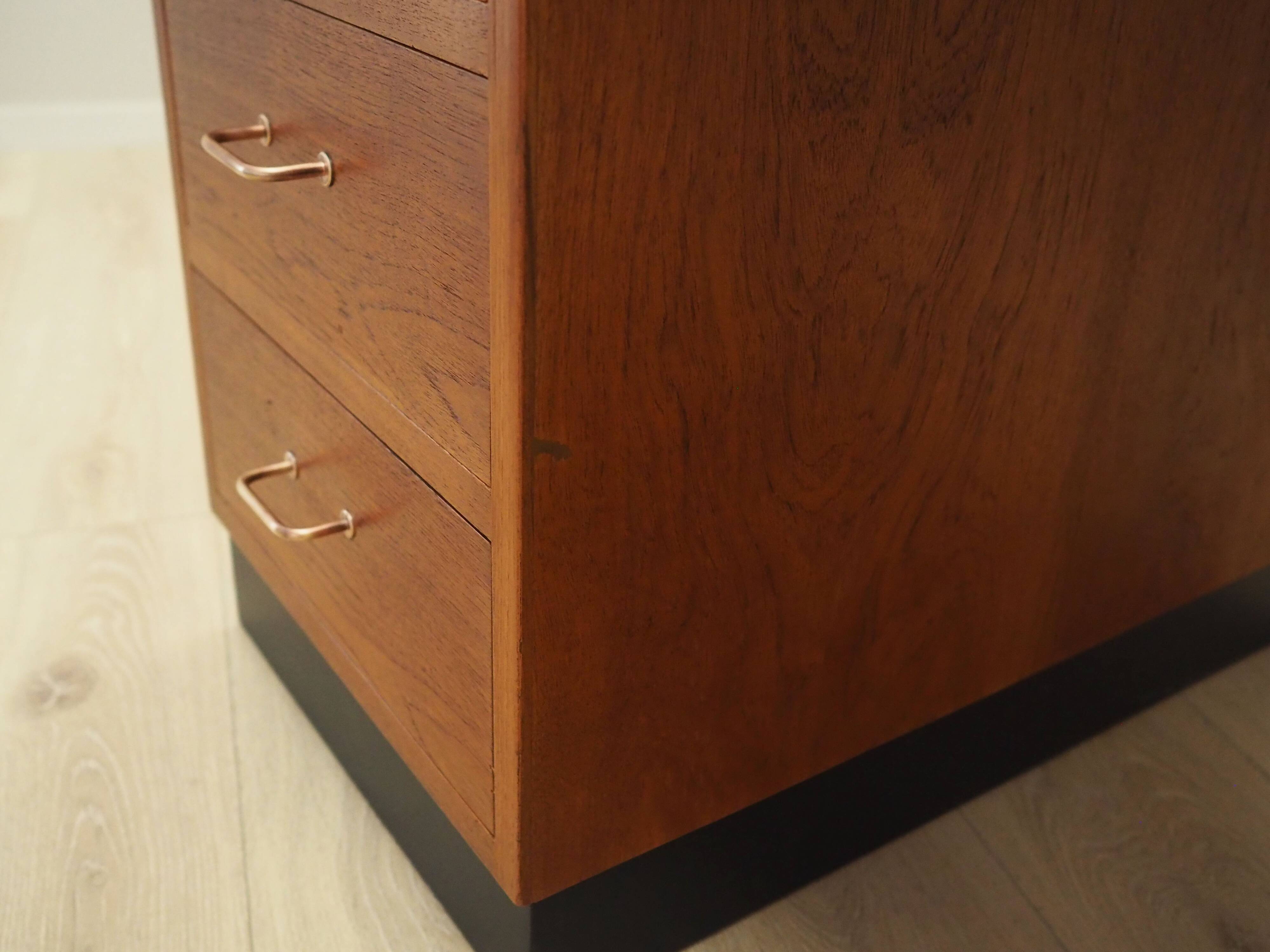 Teak desk, Danish design, 1970s, production: Denmark