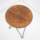 Tabouret en bois et métal, Tchécoslovaquie 1950