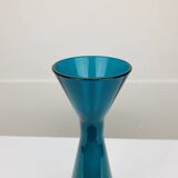 Vase scandinave verre bleu Kaj Franck Iittala