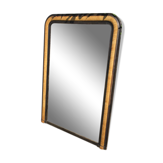 19th century fireplace mirror 92x132cm