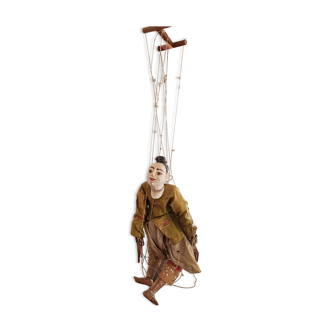 Articulated wooden puppet, Thailand