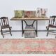 3x9 Red & Beige Vintage Persian Runner Rug, 98x285Cm SK 21187