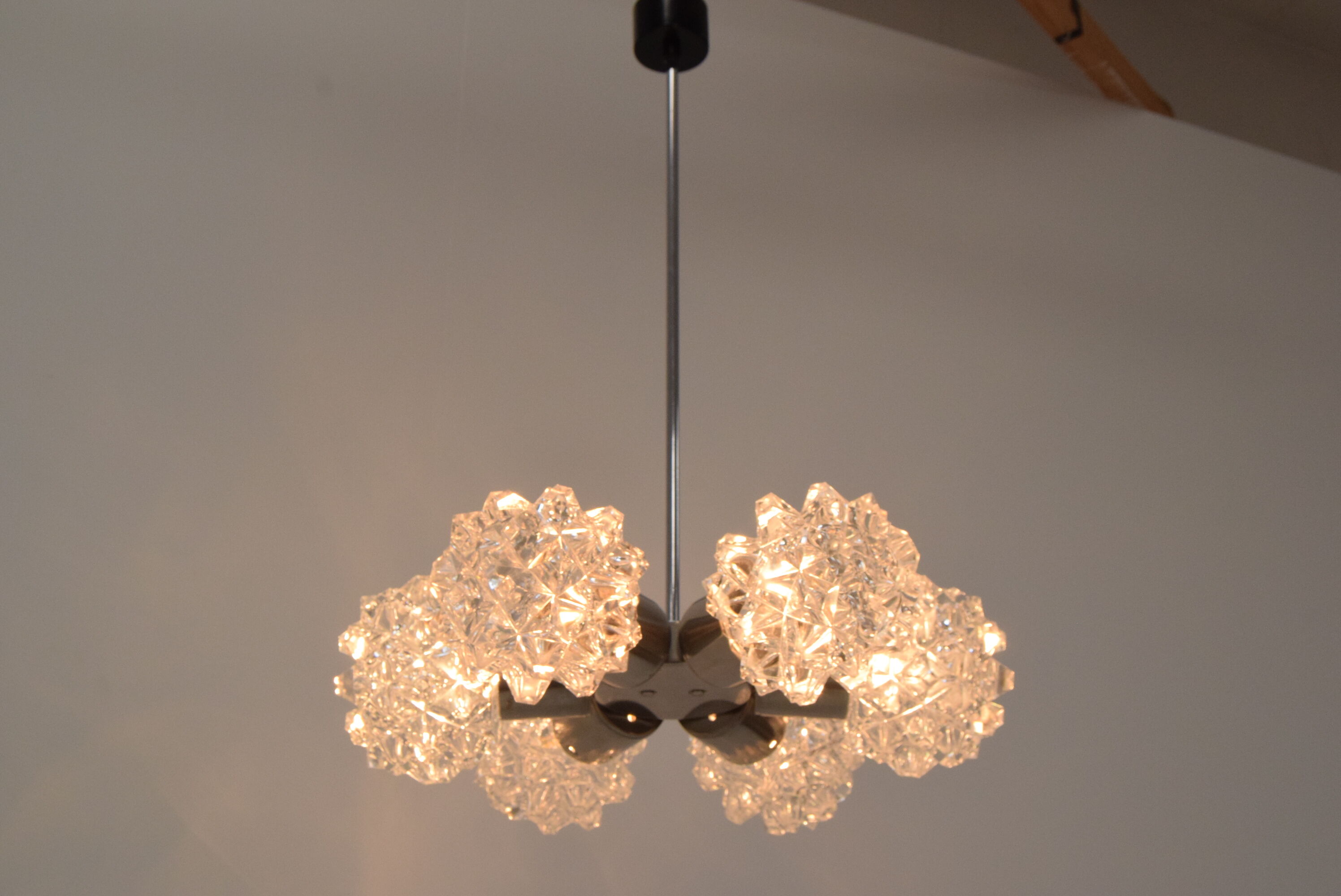 Mid-Century Chandelier Kamenický Šenov, 1960´s