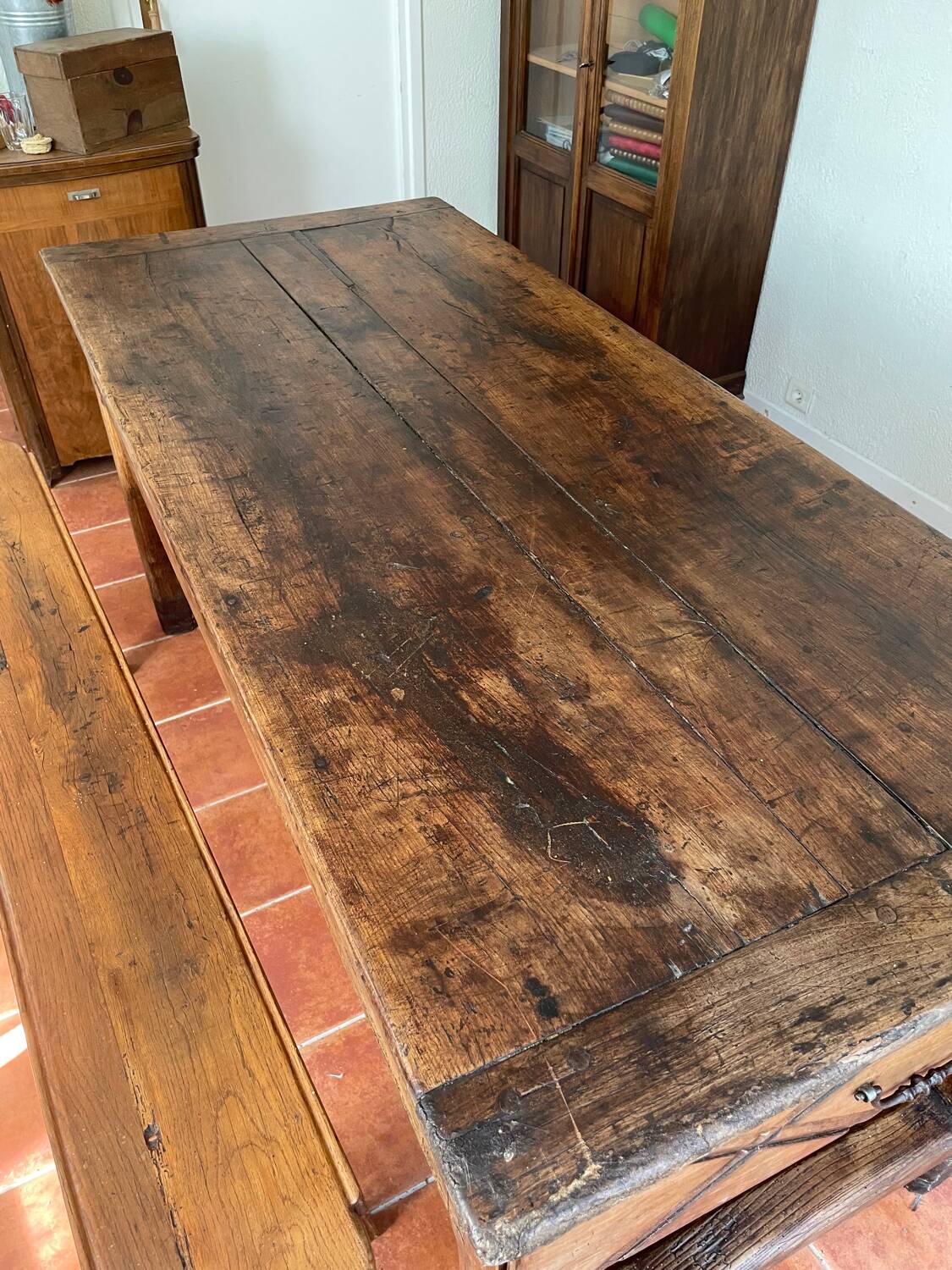 Old farm table