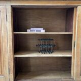 Oak showcase bookcase