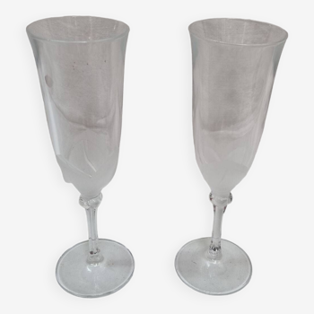 Duo champagne flutes