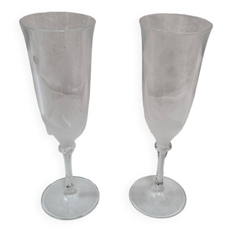 Duo champagne flutes