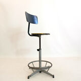 High-adjustable workshop chair, 1960-1970.