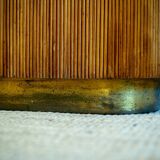 Bamboo wardrobe with illustrations, Italy, 1950