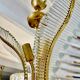Palm model glass chandelier, Italy 1980 Venini
