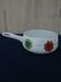 Poêlon caquelon Villeroy and Boch pattern flowers 70s pop age vintage diam 18 cm little served