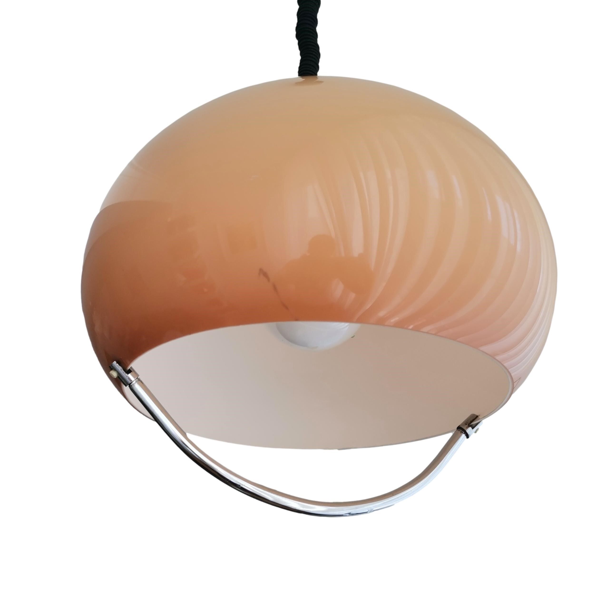 Italian 1970s Meblo pull down lamp by Massoni for Guzzini